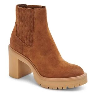 Dolce Vita Caster H20 Women's Tan Ankle Boots